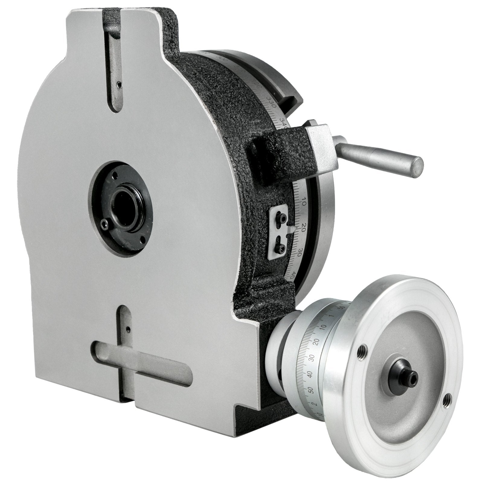 VEVOR Rotary Table 8 Inch/200 MM Horizontal Vertical Rotary Table 3-Slot Rotary Table for Milling Machine MT-3 Rotary Table for Milling 360 Degrees Precision Rotary Table