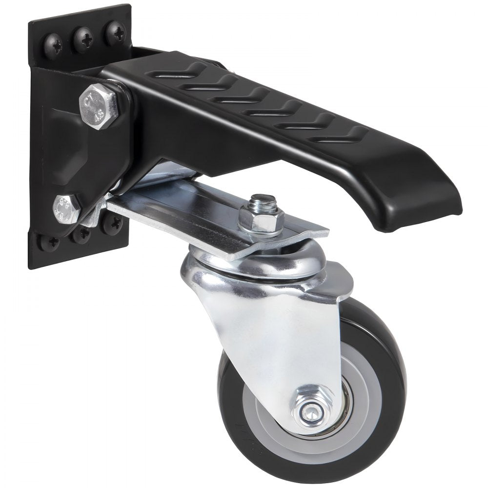 VEVOR Workbench Caster Wheels, 165 lbs Load Capacity, Set of 4, 2.5