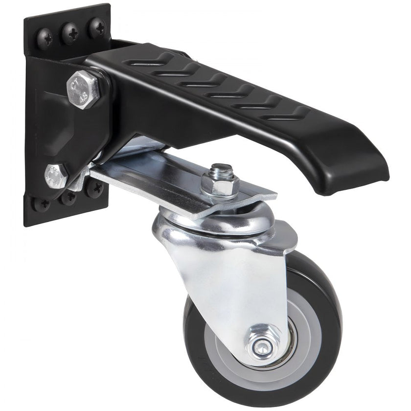 VEVOR Workbench Caster Wheels, 165 lbs Load Capacity, Set of 4, 2.5