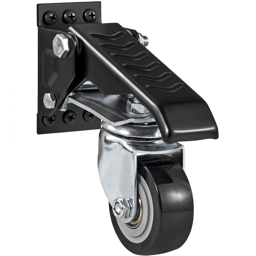 VEVOR Workbench Caster Wheels, 165 lbs Load Capacity, Set of 4, 2.5