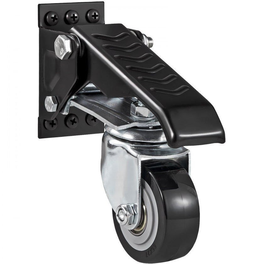 VEVOR Workbench Caster Wheels, 165 lbs Load Capacity, Set of 4, 2.5
