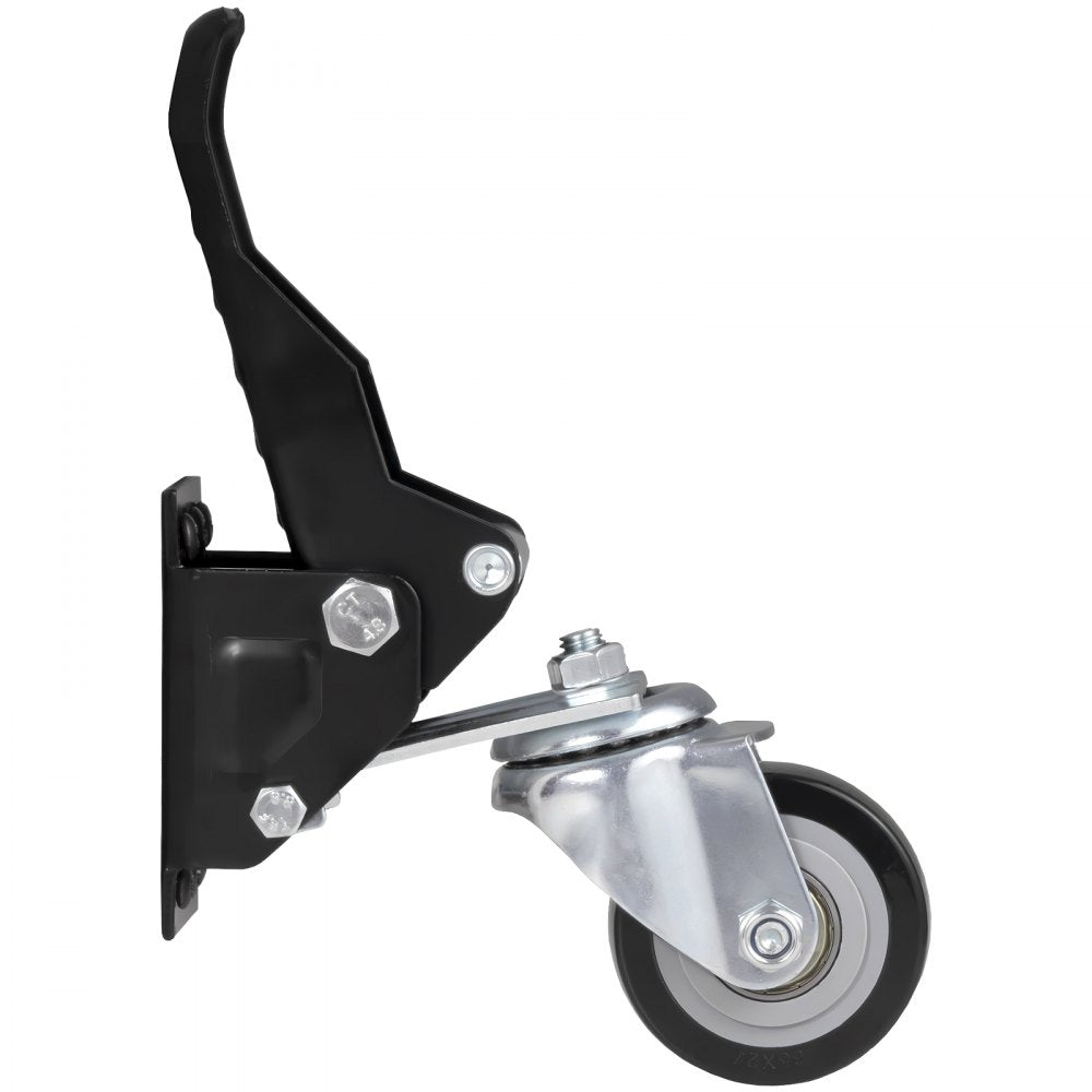 VEVOR Workbench Caster Wheels, 165 lbs Load Capacity, Set of 4, 2.5