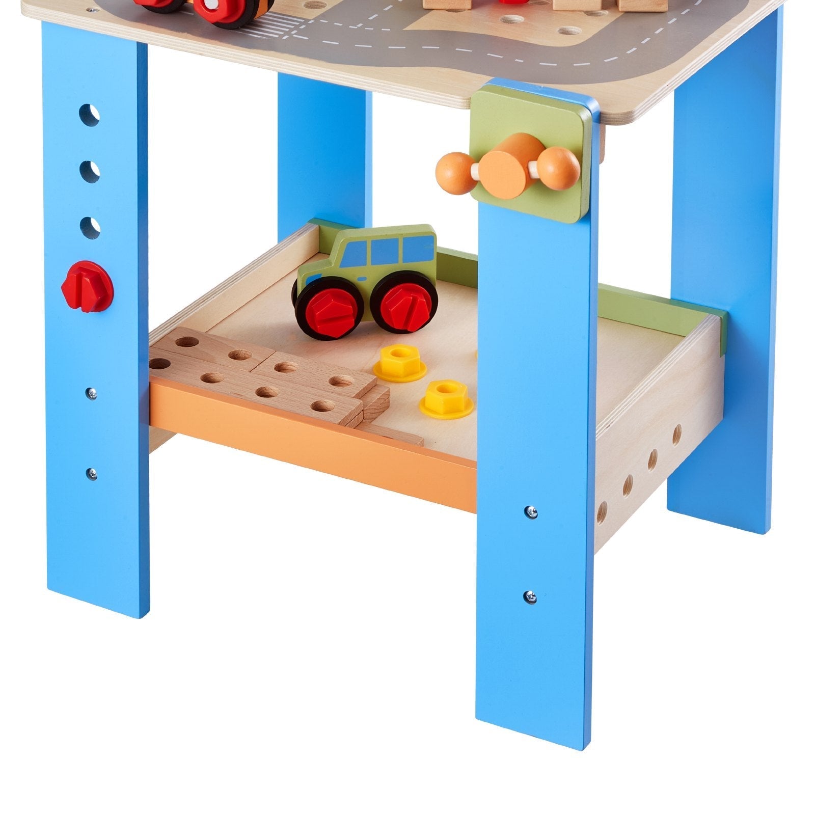 VEVOR Wooden Tool Bench for Kids 3 Years+ Toy Workbench Pretend Play Toy Kits
