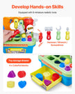 VEVOR Musical Workbench for Toddler 2 Years+ Toy Musical Learning Workbench