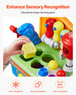 VEVOR Musical Workbench for Toddler 2 Years+ Toy Musical Learning Workbench