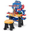 VEVOR Kids Workbench 181 pcs Tool Bench with Realistic Tools and Electric Drill