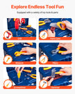 VEVOR Kids Workbench 56 pcs Tool Bench with Realistic Tools and Electric Drill