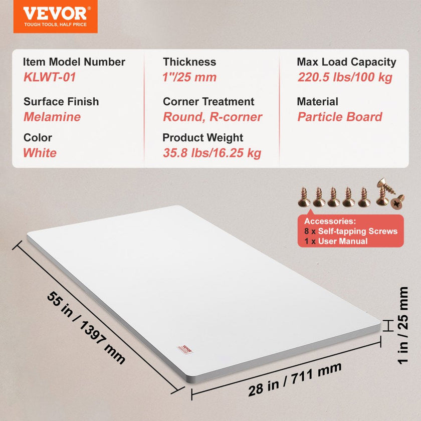 VEVOR Table Top, 55