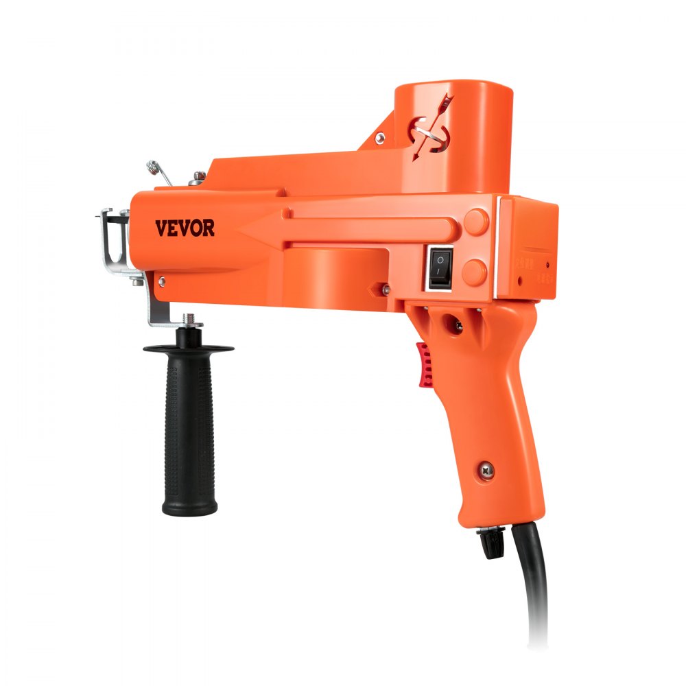 VEVOR Tufting Gun, 2 in 1 Cut & Loop Pile, Electric Carpet Weaving Flocking Machine, Rug Machines Starter Kit, 7-27 Stitches/sec High Speed Rug Making Tools, 4-25 mm Adjustable Height, 110V