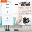 VEVOR Poster Stand, Adjustable Height Up to 75