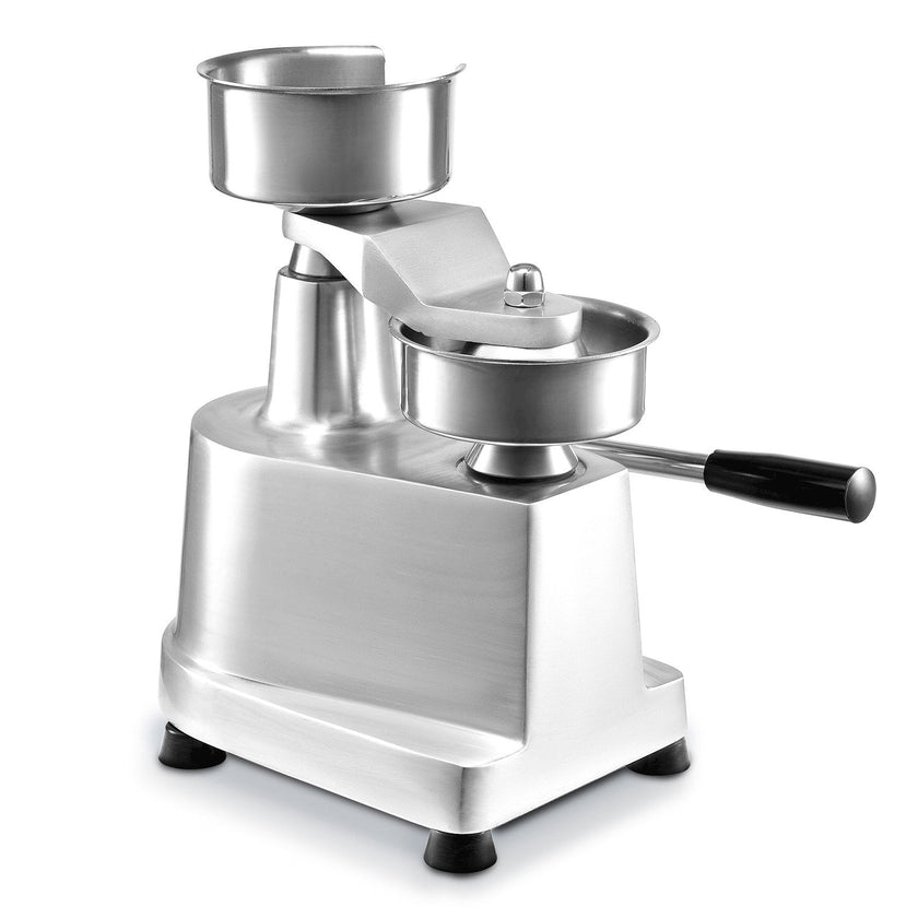 VEVOR Commercial Burger Patty Maker, 100mm/4inch Hamburger Beef Patty Maker, Heavy Duty Food-Grade Stainless Steel Bowl Burger Press Machine, Kitchen Meat Forming Processor with 1000 Pcs Patty Papers
