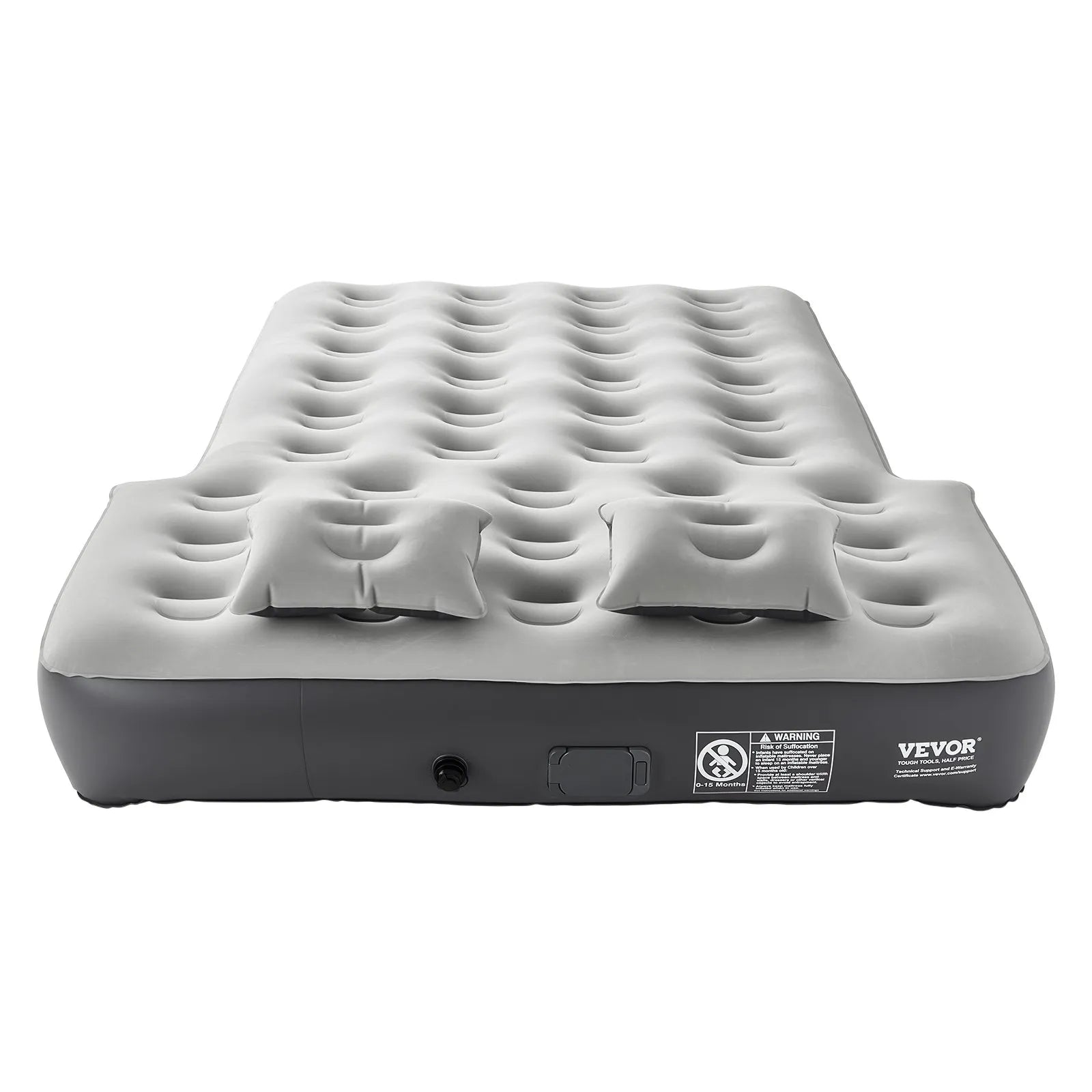 VEVOR Car Air Mattress Inflatable Car Camping Travel Sleeping Bed Built in Pump