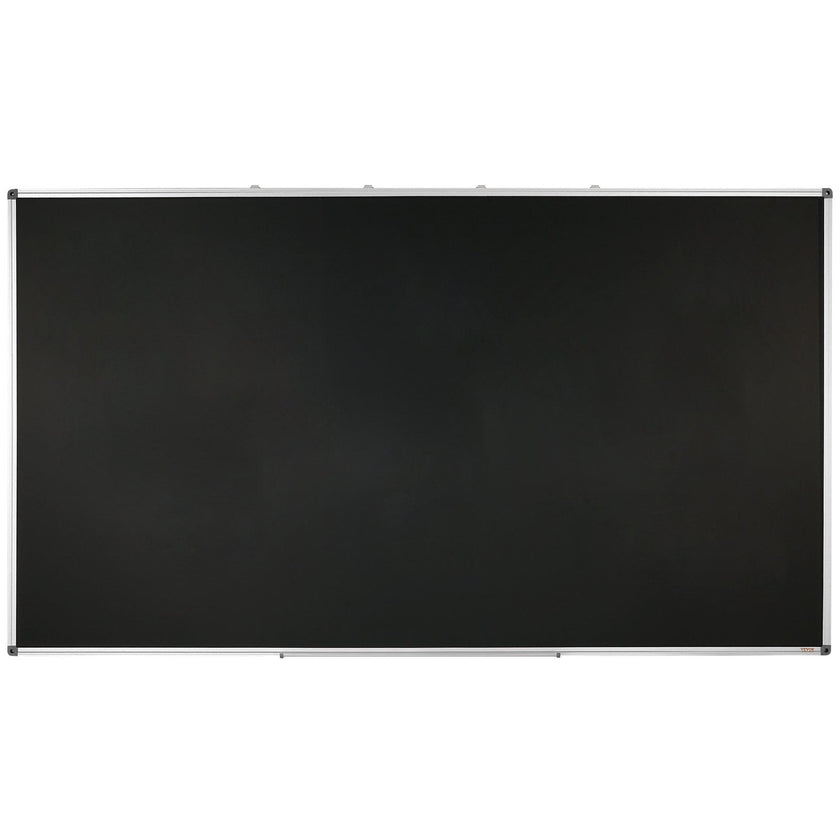 VEVOR Black Board, 70 x 40 inch Large Chalkboard with Aluminum Frame, Black Boards Dry Erase Includes 1 Magnetic Erase & 3 Dry Erase Markers, Black Surface, for Office Home and School