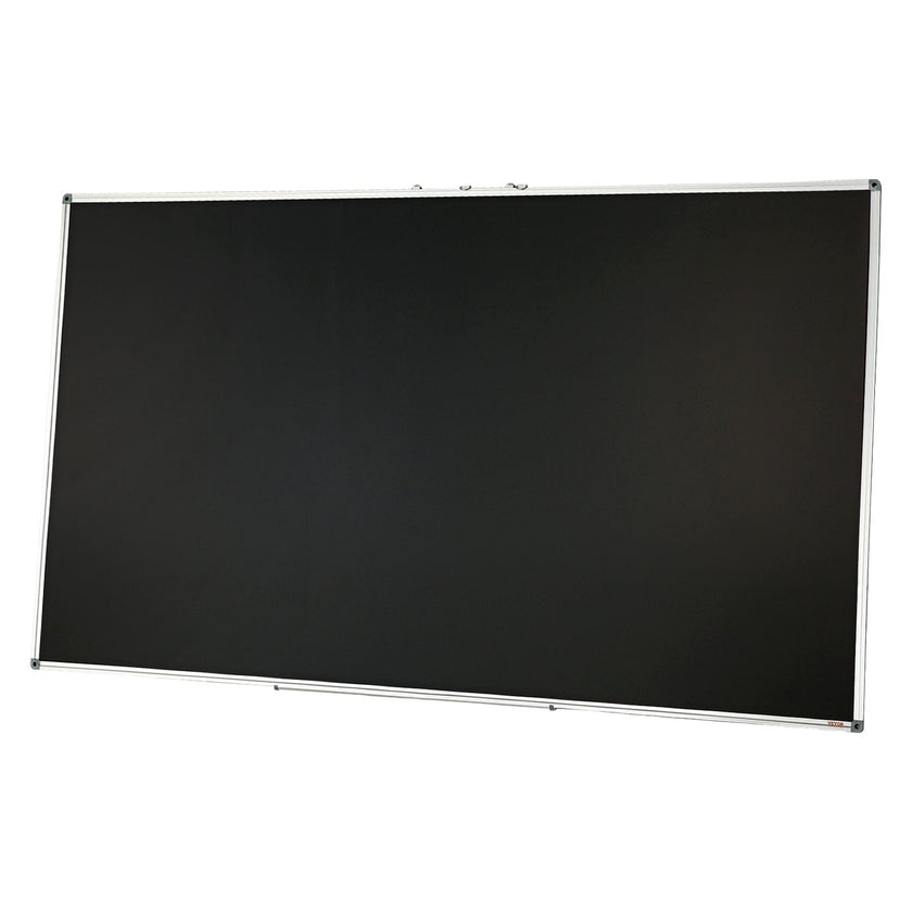 VEVOR Black Board, 70 x 40 inch Large Chalkboard with Aluminum Frame, Black Boards Dry Erase Includes 1 Magnetic Erase & 3 Dry Erase Markers, Black Surface, for Office Home and School