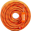 VEVOR Double Braided Polyester Rope, 1/2 in x 120 ft, 48 Strands, 8000 LBS Breaking Strength Outdoor Climbing Rope, Arborist Rigging Rope for Rock Hiking Camping Swing Rappelling Rescue, Orange/Black