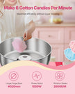 VEVOR Commercial Cotton Candy Machine with Cart Sugar Floss Maker 1000W Party