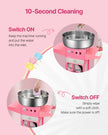 VEVOR Commercial Cotton Candy Machine with Cart Sugar Floss Maker 1000W Party