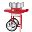VEVOR Commercial Cotton Candy Machine with Cart Sugar Floss Maker 1000W Red