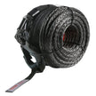 VEVOR Synthetic Winch Rope, 1/2 Inch x 92 Feet 32,000 lbs Synthetic Winch Line Cable Rope with Protective Sleeve + Forged Winch Hook + Pull Strap, Universal Fit for SUV, Large Off-Road Vehicle, Truck