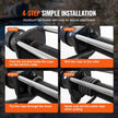 VEVOR Synthetic Winch Rope, 1/4 Inch x 50 Feet 10,000 lbs Synthetic Winch Line Cable Rope with Protective Sleeve + Stopper + Forged Winch Hook + Pull Strap, Fit for ATV, UTV, Small Vehicle, Pickup