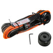 VEVOR Synthetic Winch Rope, 1/4 Inch x 50 Feet 10,000 lbs Synthetic Winch Line Cable Rope with Protective Sleeve + Stopper + Forged Winch Hook + Pull Strap, Fit for ATV, UTV, Small Vehicle, Pickup