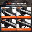 VEVOR Synthetic Winch Rope, 3/8 Inch x 100 Feet 26,500 lbs Synthetic Winch Line Cable Rope with Protective Sleeve + Forged Winch Hook + Pull Strap, Universal Fit for SUV, Large Off-Road Vehicle, Truck