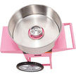VEVOR Electric Cotton Candy Machine with Cart, 1000W Commercial Floss Maker with Stainless Steel Bowl, Sugar Scoop and Drawer, Perfect for Home, Kids Birthday, Family Party, Pink