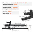 VEVOR Pallet Forks, 2000 lbs Clamp on Pallet Forks, 43