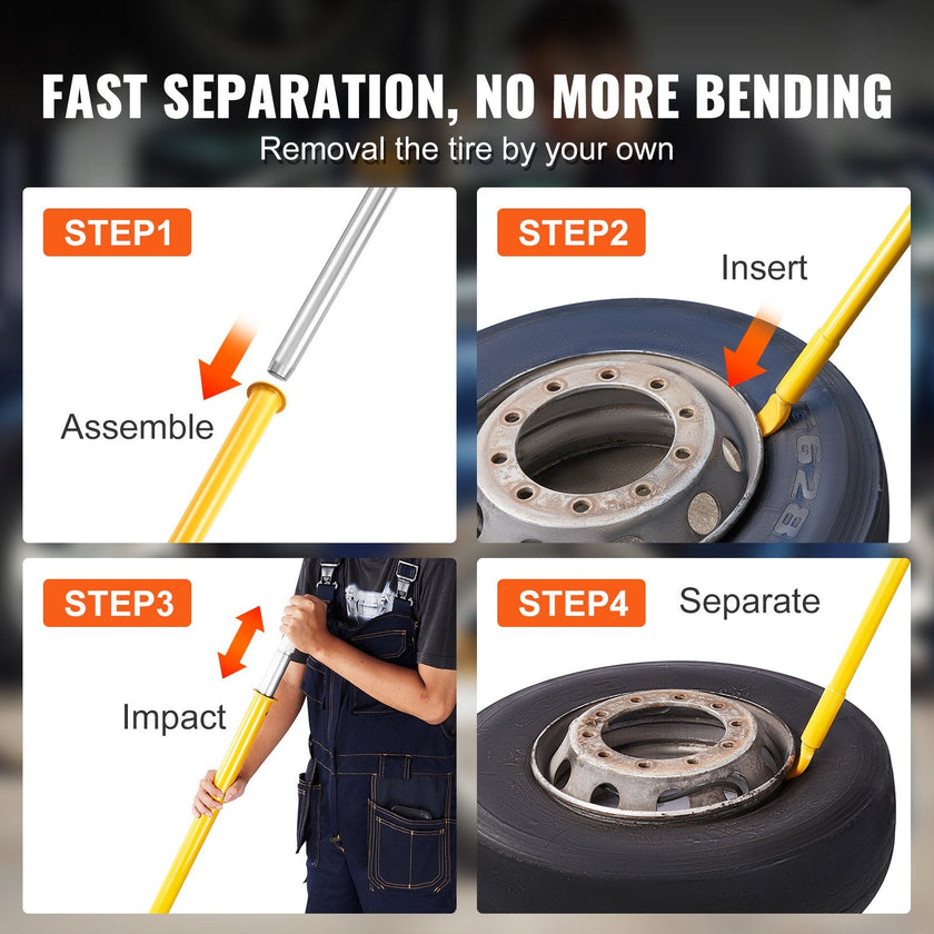 VEVOR Tire Bead Breaker Slide Hammer, 46.3
