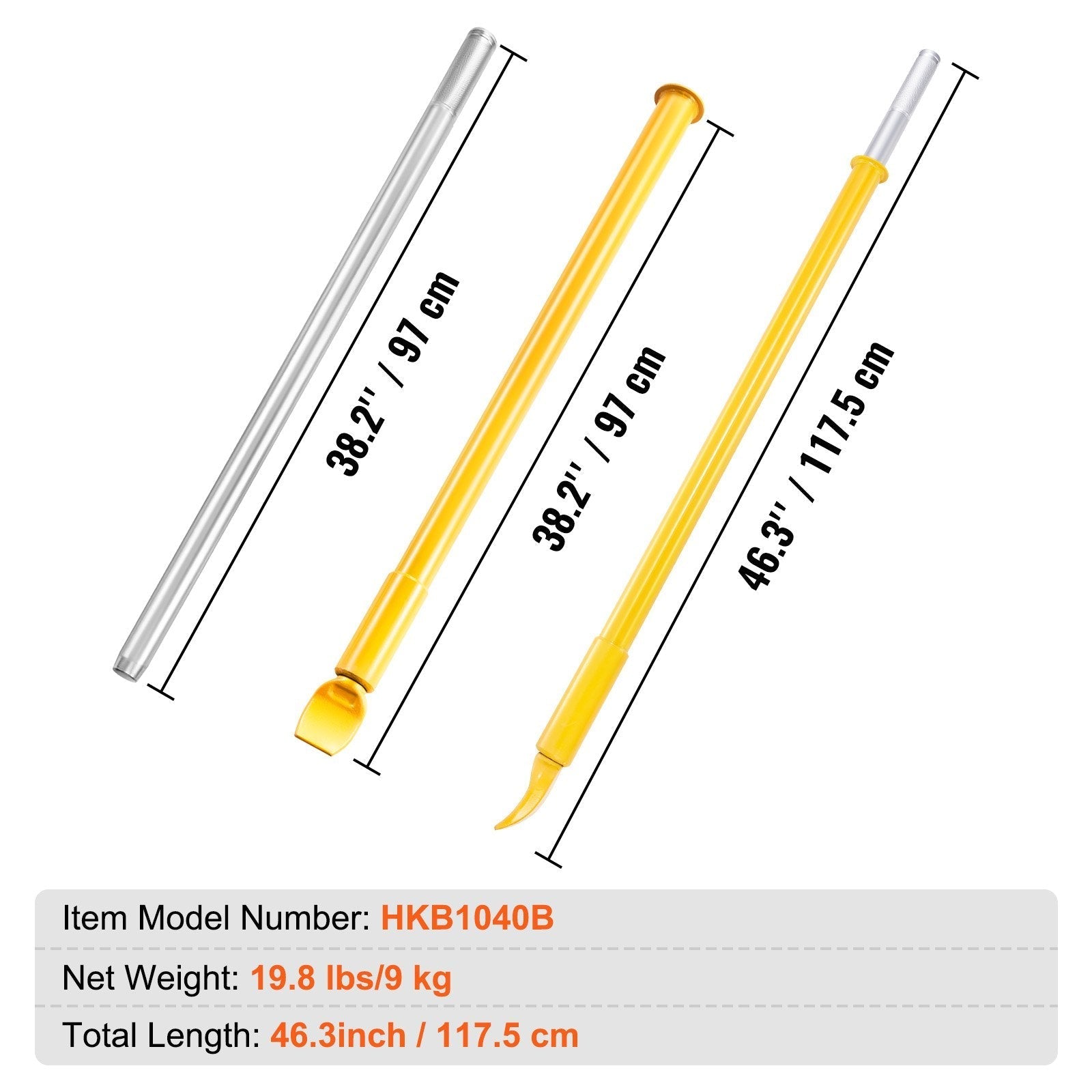 VEVOR Tire Bead Breaker Slide Hammer, 46.3