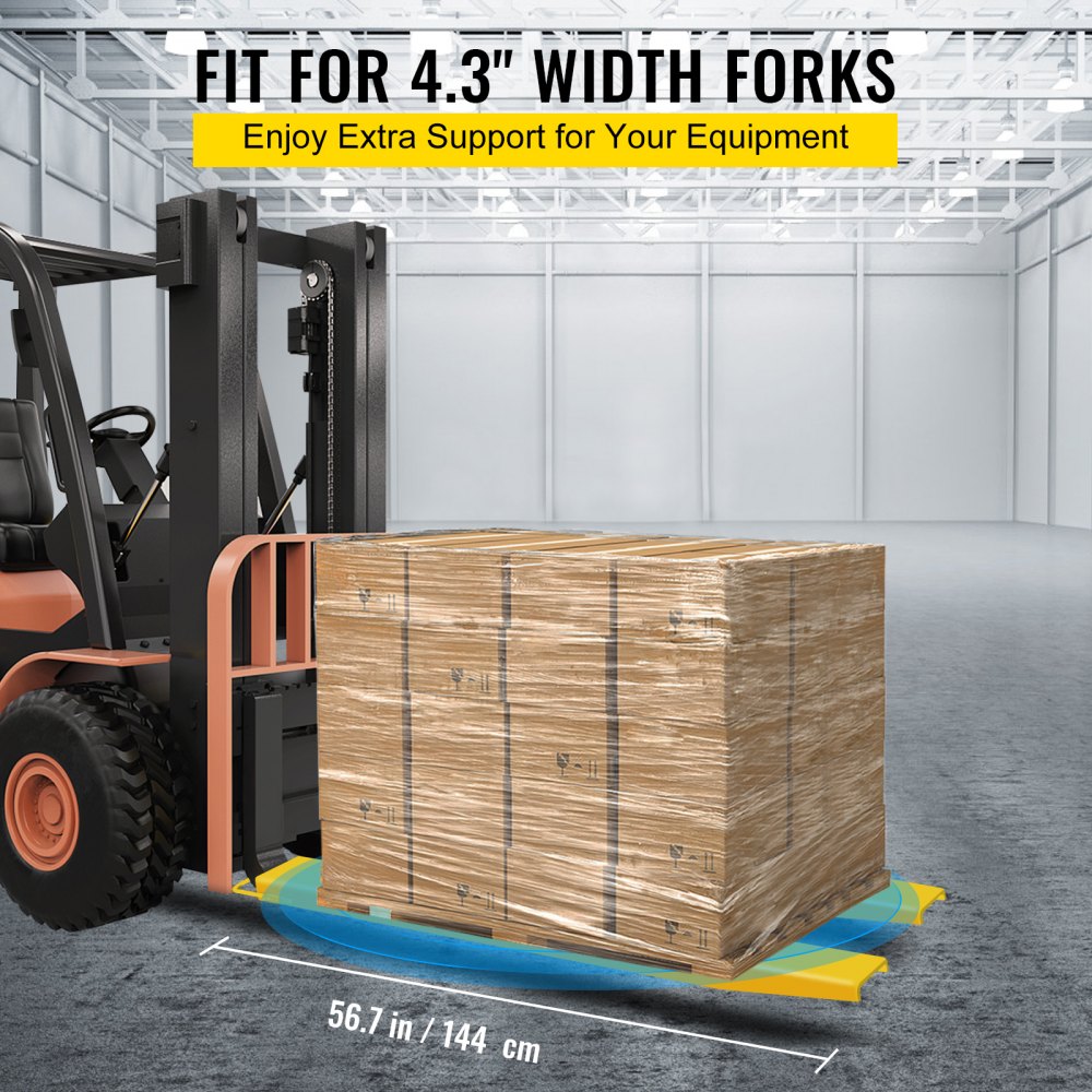 VEVOR Pallet Forks Extensions Steel Pallet Forks 60 x 4.5 Inch Heavy Duty Pallet Forks 152cm Length Forks Extensions for Forklift Lift Truck(60 x 4.5 Inch)
