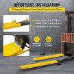 VEVOR Pallet Forks Extensions Steel Pallet Forks 60 x 4.5 Inch Heavy Duty Pallet Forks 152cm Length Forks Extensions for Forklift Lift Truck(60 x 4.5 Inch)