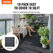 VEVOR Interlocking Deck Tiles 10 Pack 12
