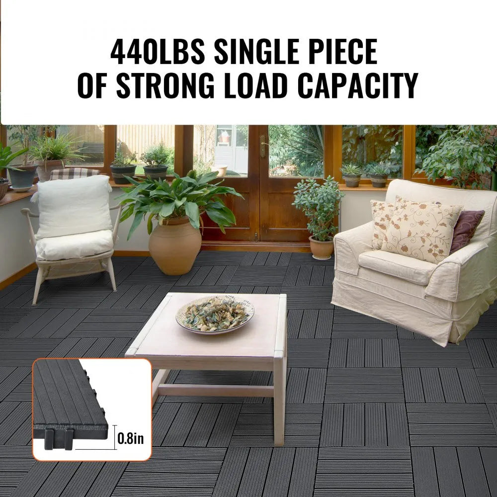 VEVOR Interlocking Deck Tiles 10 Pack 12