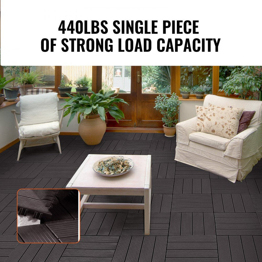 VEVOR Interlocking Deck Tiles 10 Pack 12