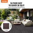 VEVOR Interlocking Deck Tiles 54 Pack 12