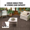 VEVOR Interlocking Deck Tiles Plastic Wood 27 Pack 12