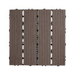 VEVOR Interlocking Deck Tiles Plastic Wood 27 Pack 12
