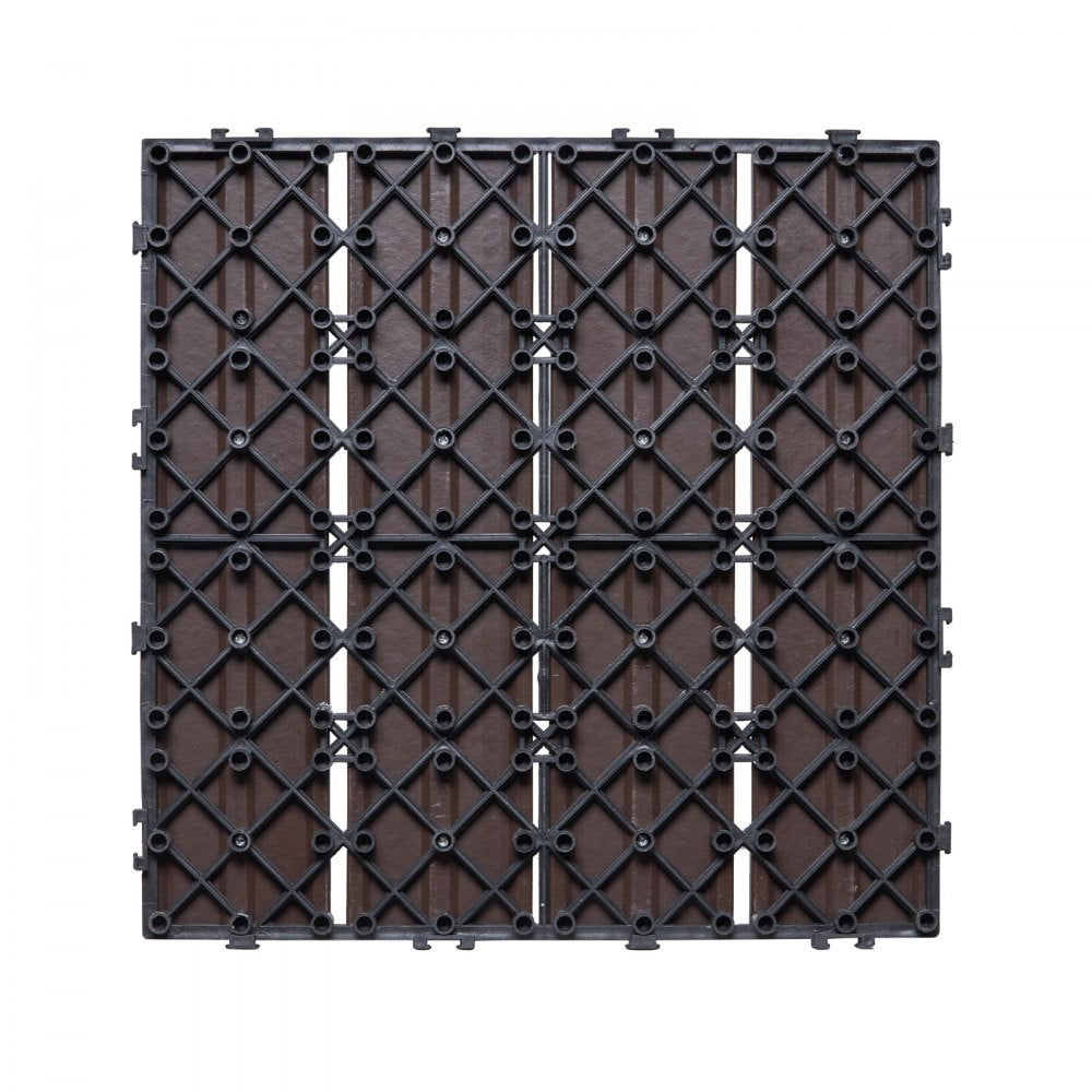 VEVOR Interlocking Deck Tiles Plastic Wood 27 Pack 12