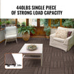 VEVOR Interlocking Deck Tiles Plastic Wood 10 Pack 12