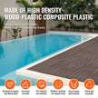 VEVOR Interlocking Deck Tiles Plastic Wood 10 Pack 12