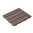VEVOR Interlocking Deck Tiles Plastic Wood 10 Pack 12