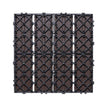 VEVOR Interlocking Deck Tiles Plastic Wood 10 Pack 12