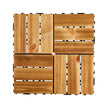 VEVOR Interlocking Deck Tiles Solid Wood 27 Pack 12