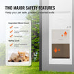 VEVOR Dog Door for Sliding Glass Door 75 7/8