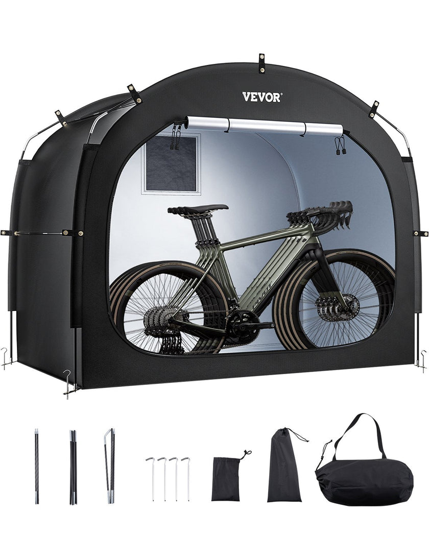 VEVOR Outdoor Bike Storage Tent Spacious Waterproof Bike Tent for 4 to 5 Bikes