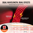 VEVOR Red Light Therapy Belt for Waist 660&850nm Red Light Therapy Pad 105 LEDs