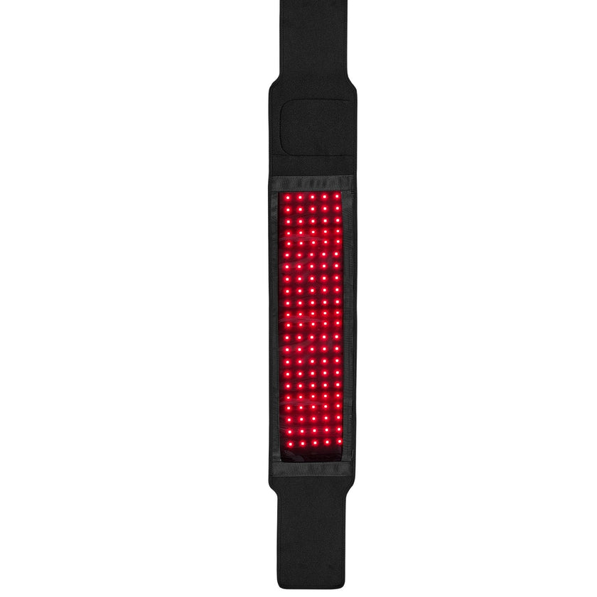 VEVOR Red Light Therapy Belt for Waist 660&850nm Red Light Therapy Pad 105 LEDs