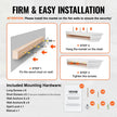 VEVOR Fireplace Mantel Wood Shelf Floating Living Room Mantel Shelf 60