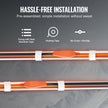 VEVOR Pipe Heating Cable 24FT 7W/FT Heat Tape for Pipes with Built-in Thermostat